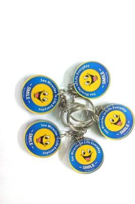 The Values Store Smiley Key Chain