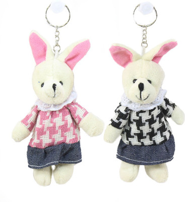 Tickles Rabbit Friends keychain Set of 2 Key Chain