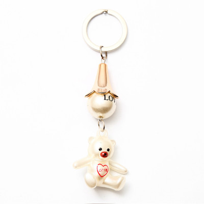 Lotus E GOLDEN LOVE TEDDY Key Chain