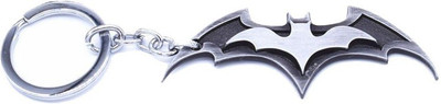 MK Justice League Silver Batman Dark Knight Rises Key Chain