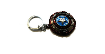 4 Amimex Captain America Shield Replica Key Chain