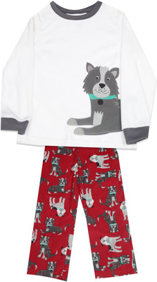 Carter's Boys Casual T-shirt Pyjama(White, Pack of 1, Print (969)