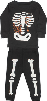 Carter's Boys Casual T-shirt Pyjama(White, Print (969)