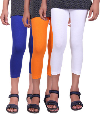 Alisha Capri For Girls Casual Solid Cotton(Multicolor Pack of 3, Orange;royal blue;white
Alisha Capri For Girls Casual Solid Cotton(Multicolor Pack of 3, Orange;royal blue;white