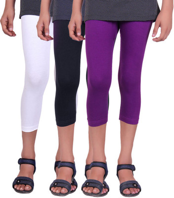 Alisha Capri For Girls Casual Solid Cotton(Multicolor Pack of 3, Black;purple;white
Alisha Capri For Girls Casual Solid Cotton(Multicolor Pack of 3, Black;purple;white