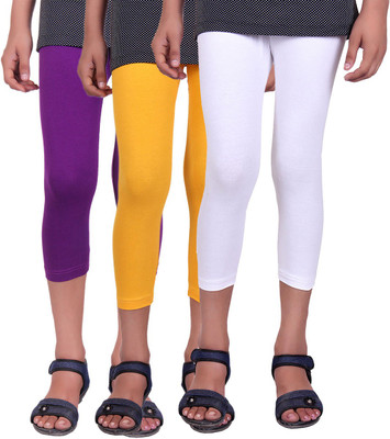 Alisha Capri For Girls Casual Solid Cotton(Multicolor Pack of 3, Purple;white;yellow
Alisha Capri For Girls Casual Solid Cotton(Multicolor Pack of 3, Purple;white;yellow