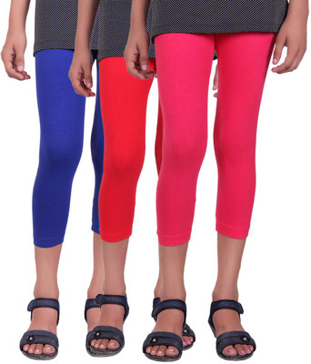 Alisha Capri For Girls Casual Solid Cotton(Multicolor Pack of 3, Rani;red;royal blue
Alisha Capri For Girls Casual Solid Cotton(Multicolor Pack of 3, Rani;red;royal blue