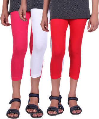 Alisha Capri For Girls Casual Solid Cotton(Multicolor Pack of 3, Rani;red;white
Alisha Capri For Girls Casual Solid Cotton(Multicolor Pack of 3, Rani;red;white