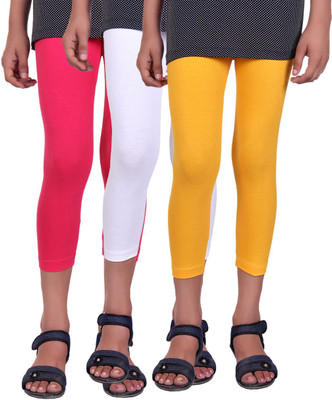 Alisha Capri For Girls Casual Solid Cotton(Multicolor Pack of 3, Rani;white;yellow
Alisha Capri For Girls Casual Solid Cotton(Multicolor Pack of 3, Rani;white;yellow