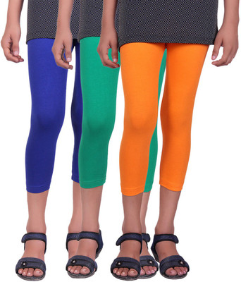 Alisha Capri For Girls Casual Solid Cotton(Multicolor Pack of 3, Green;orange;royal blue
Alisha Capri For Girls Casual Solid Cotton(Multicolor Pack of 3, Green;orange;royal blue