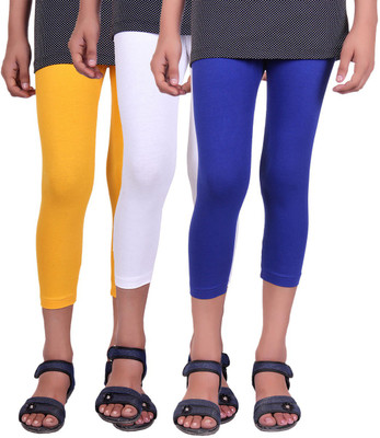Alisha Capri For Girls Casual Solid Cotton(Multicolor Pack of 3, Royal blue;white;yellow
Alisha Capri For Girls Casual Solid Cotton(Multicolor Pack of 3, Royal blue;white;yellow
