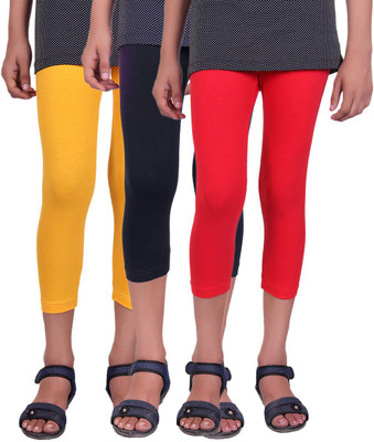 Alisha Capri For Girls Casual Solid Cotton(Multicolor Pack of 3, Black;red;yellow
Alisha Capri For Girls Casual Solid Cotton(Multicolor Pack of 3, Black;red;yellow