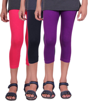 Alisha Capri For Girls Casual Solid Cotton(Multicolor Pack of 3, Black;purple;rani
Alisha Capri For Girls Casual Solid Cotton(Multicolor Pack of 3, Black;purple;rani