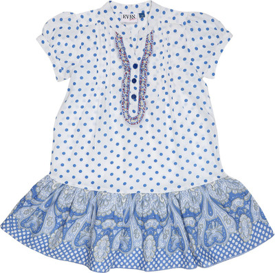 Eves Pret A Porter Girls Midi/Knee Length Casual Dress(Blue, Cap Sleeve, White blue
Eves Pret A Porter Girls Midi/Knee Length Casual Dress(Blue, Cap Sleeve, White blue