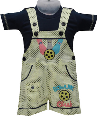 Baloons Dungaree For Boys & Girls Casual Polka Print Cotton(Multicolor, Pack of 1, Yellow
Baloons Dungaree For Boys & Girls Casual Polka Print Cotton(Multicolor, Pack of 1, Yellow