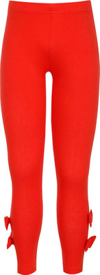 Stop By Shoppers Stop Legging For Baby Girls(Red Pack of 1