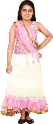 DHANYA Girls Lehenga Choli Ethnic Wear Embellished Lehenga Choli(Multicolor, Pack of 1, Pink
DHANYA Girls Lehenga Choli Ethnic Wear Embellished Lehenga Choli(Multicolor, Pack of 1, Pink