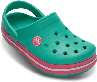 Crocs Boys & Girls Slip-on Clogs(Green, Black