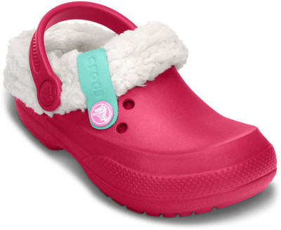 Crocs Girls Slip-on Clogs(Pink, Black