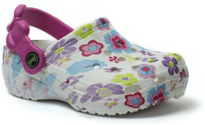 Phedarus Girls Sling Back Clogs(Multicolor