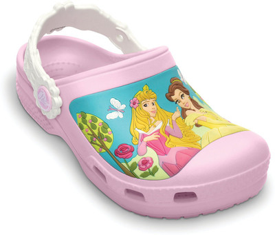 Crocs Girls Slip-on Clogs(Pink, Black