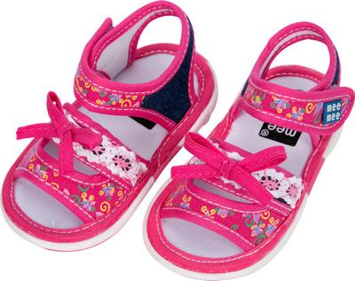 MeeMee Girls Slip-on Flats(Pink, Dark pink