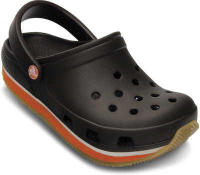 Crocs Boys Slip-on Clogs(Brown, Black