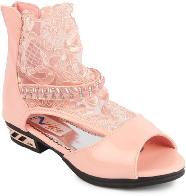 N Five Girls Sling Back Flats(Pink