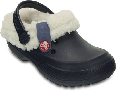 Crocs Girls Slip-on Clogs(Blue, Black