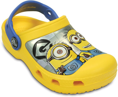 Crocs Boys Slip-on Clogs(Yellow, Black
