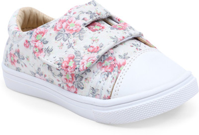 Lilliput Girls Velcro Sneakers(Pink