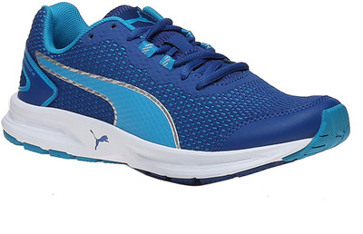 Puma Boys Lace Running Shoes(Blue