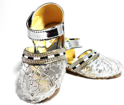 WTdesign Girls Strap Brogues(Silver