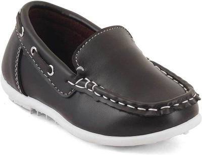 KITTENS Boys Slip on Loafers(Brown