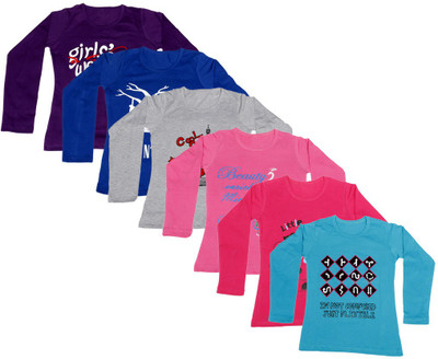 IndiWeaves Girls Printed Cotton T Shirt(Multicolor, Pack of 6, Blue;grey;pink;purple;red
IndiWeaves Girls Printed Cotton T Shirt(Multicolor, Pack of 6, Blue;grey;pink;purple;red