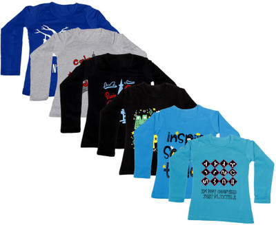 IndiWeaves Girls Printed Cotton T Shirt(Multicolor, Pack of 6, Black;blue;grey
IndiWeaves Girls Printed Cotton T Shirt(Multicolor, Pack of 6, Black;blue;grey