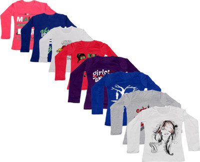 IndiWeaves Girls Printed Cotton T Shirt(Dark Blue, Pack of 8, Blue;dark blue;pink;purple;red;white
IndiWeaves Girls Printed Cotton T Shirt(Dark Blue, Pack of 8, Blue;dark blue;pink;purple;red;white