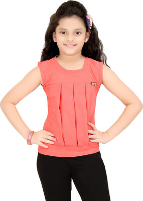 N Twenty Girls Party Hosiery A-line Top(Pink, Pack of 1
N Twenty Girls Party Hosiery A-line Top(Pink, Pack of 1