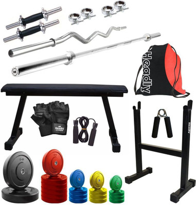 Headly Premium CP-HR-80KGCOMBO16 Coloured Home Gym Kit