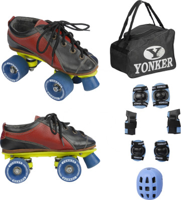 Yonker Shoe Skates No.9 + 4in1 Protection (Helmet+Knee Guard+Elbow Gurard+Wrist Gurad+Bag) Skating Kit
Yonker Shoe Skates No.9 + 4in1 Protection (Helmet+Knee Guard+Elbow Gurard+Wrist Gurad+Bag) Skating Kit