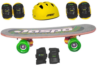 Jaspo Eagle Eye Pro Junior Skateboard Combo (18*5" ) (Skateboard+hemet+elbow+knee+wrist) (for age group upto 6 years) Skating Kit
Jaspo Eagle Eye Pro Junior Skateboard Combo (18*5" ) (Skateboard+hemet+elbow+knee+wrist) (for age group upto 6 years) Skating Kit
