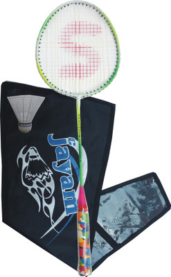 Jayam Rangela (1 Racket + 1 Shuttle + Cover) Badminton Kit