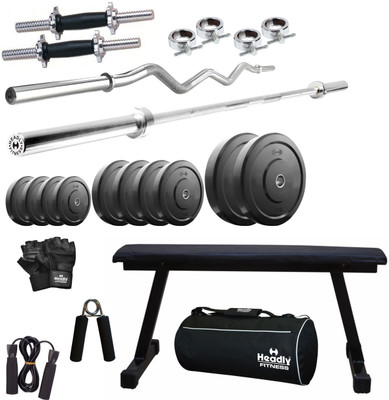 Headly Home 30 kg Combo AA7 Home Gym Kit