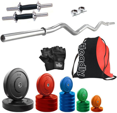 Headly Premium CP-HR-68KGCOMBO4 Coloured Home Gym Kit