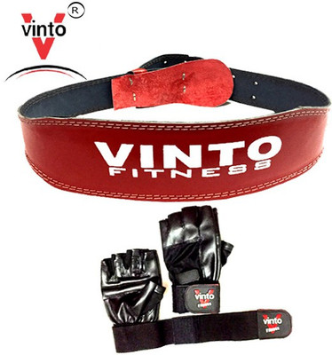 Vinto COMBO FOR DAILY WORKOUT 1 Pc RED LEATHER BELT (L), 1 PAIR LEATHER GLOVES Gym & Fitness Kit
Vinto COMBO FOR DAILY WORKOUT 1 Pc RED LEATHER BELT (L), 1 PAIR LEATHER GLOVES Gym & Fitness Kit