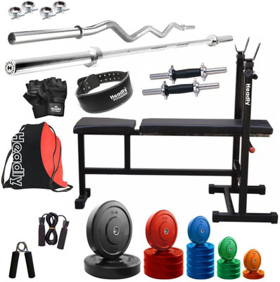 Headly Premium CP-HR-68KGCOMBO6 Coloured Home Gym Kit