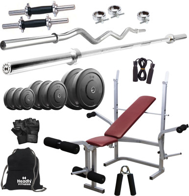 Headly 100 kg Combo 8 Home Home Gym Kit
Headly 100 kg Combo 8 Home Home Gym Kit