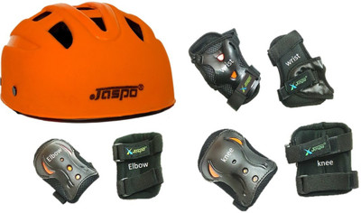 Jaspo safe-max multi purpose protective set orange Skating Kit