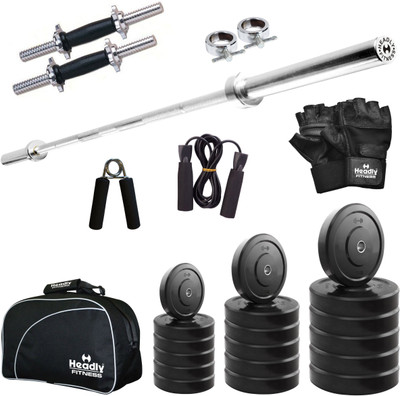 Headly 12 kg Combo CC 9 Total Home Gym Kit