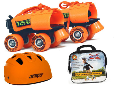 Jaspo Halloween Dual junior Skates combo(skates+helmet+bag)suitable for age upto 5 years Skating Kit
Jaspo Halloween Dual junior Skates combo(skates+helmet+bag)suitable for age upto 5 years Skating Kit
